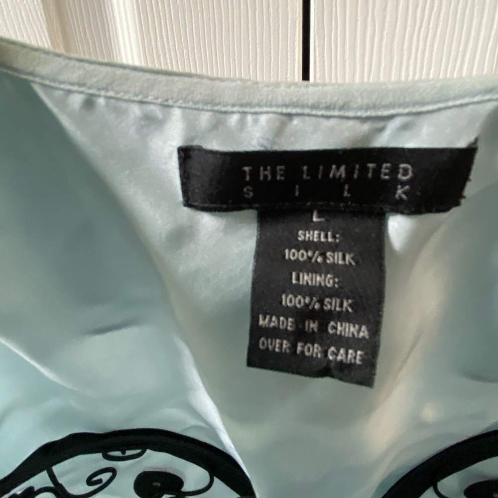 The Limited Silk Wrap Around Top - Picture 5 of 5